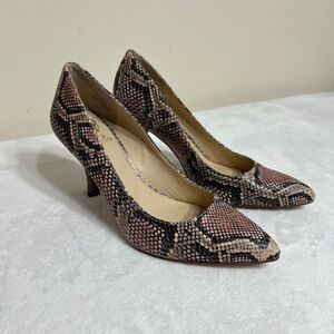 Vince Camuto Aparla Snakeprint Pumps 9.5 women